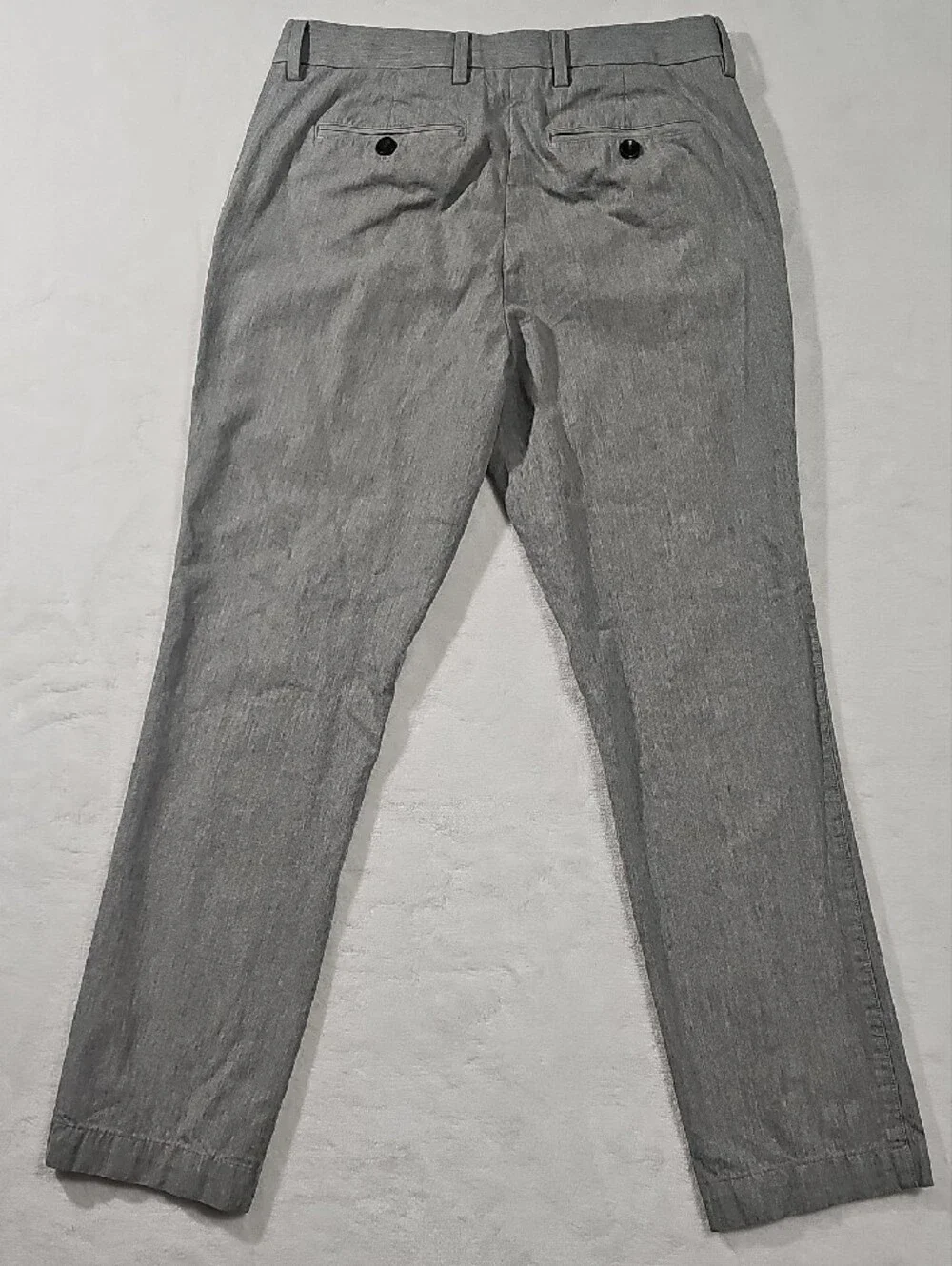 Banana Republic Gray Pants with Navy & White Check Length See Pics Mesaurments